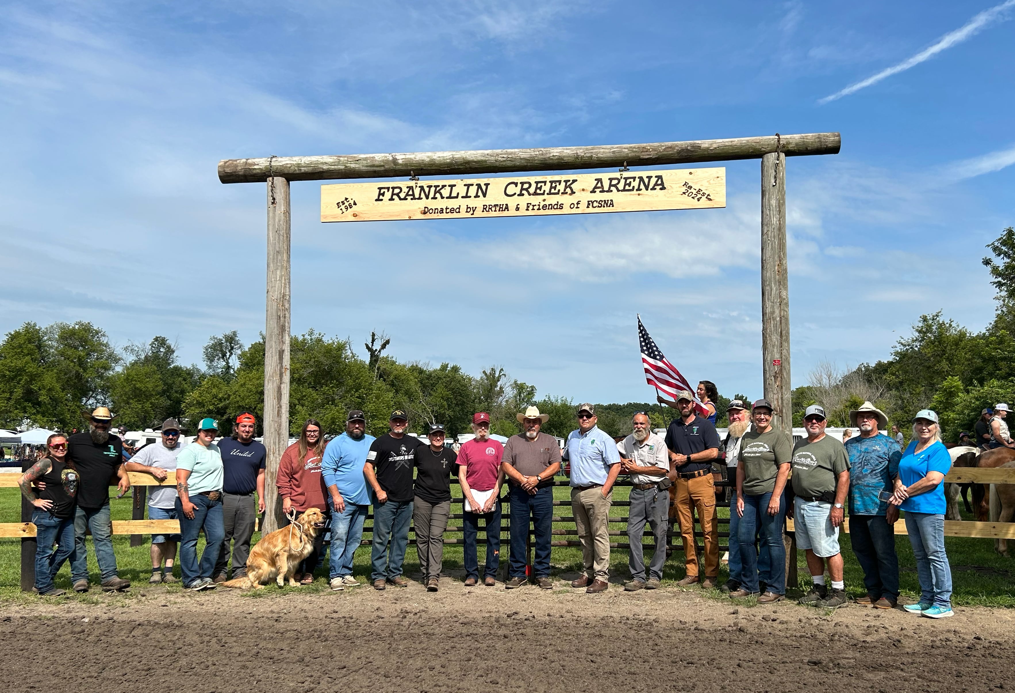 New arena at Franklin Creek Natural Area a hit with horses and their riders