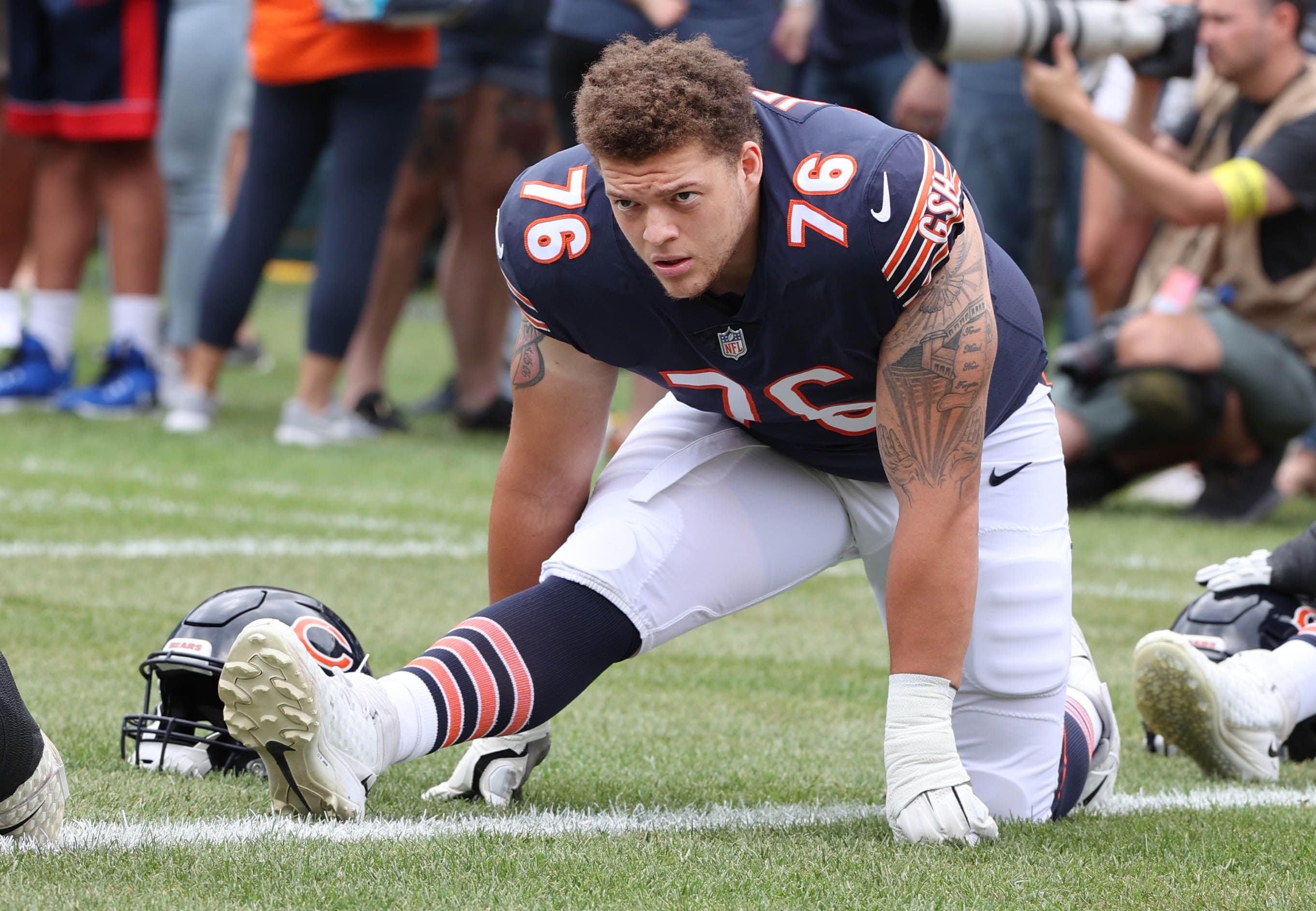 Bears Lucas Patrick, Byron Pringle, Velus Jones Jr. return to practice