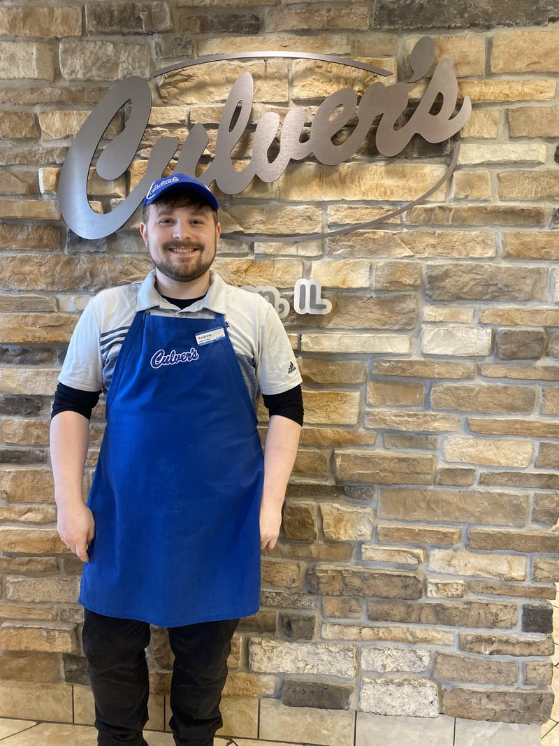 Manager Andrew Stewart of Culver’s of Dixon, has been accepted on the Culver’s National Training Team.