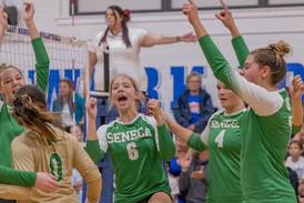 Photos: Seneca vs. Newark volleyball