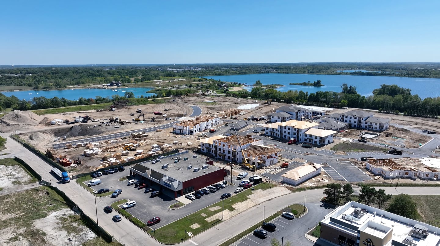 An overview look on Sept. 4 of the Water's Edge development in Crystal Lake.