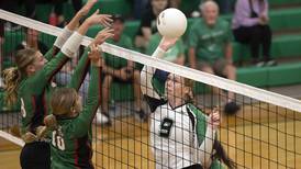 Girls volleyball: La Salle-Peru rallies early, pulls away from Rock Falls