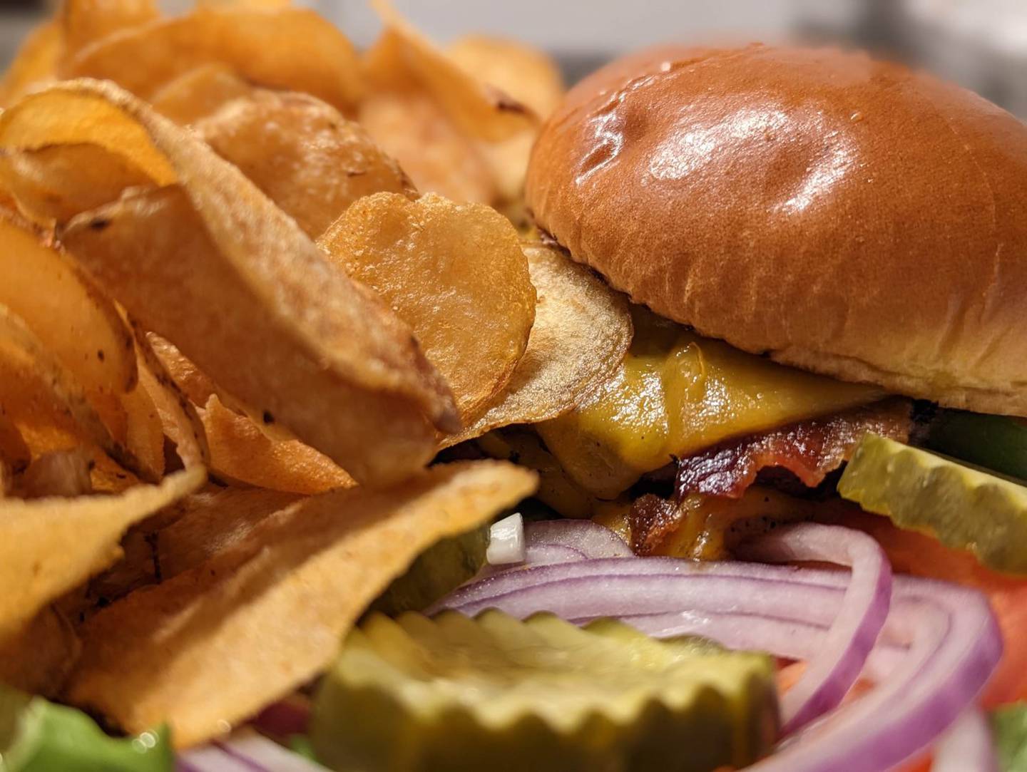 Pictured is a Buffalo chicken wrap as served by Craft'd Plainfield.