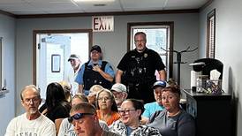Waterman police chief walks out of meeting as village officials stay silent on his suspension