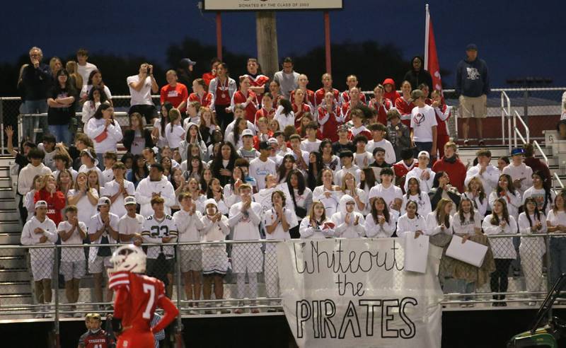 Streator fans cheer on the Bulldogs as they play Ottawa on Friday, Sept. 6, 2024 at Doug Dieken Stadium.