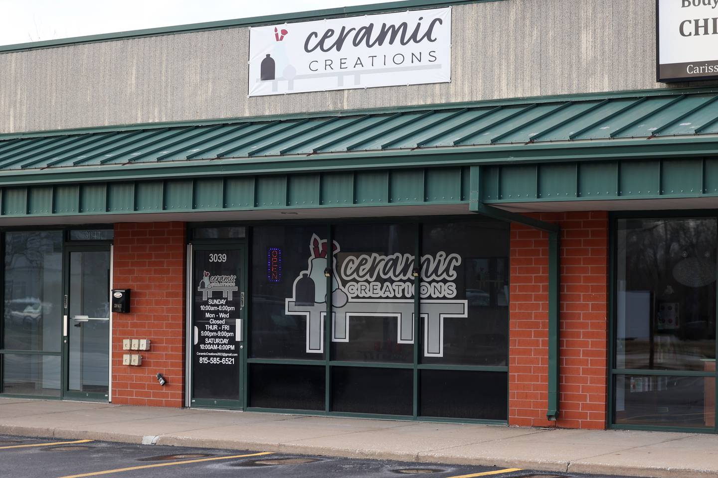 Ceramic Creations in Joliet allows customers to get creative by painting a wide selection of ceramics.