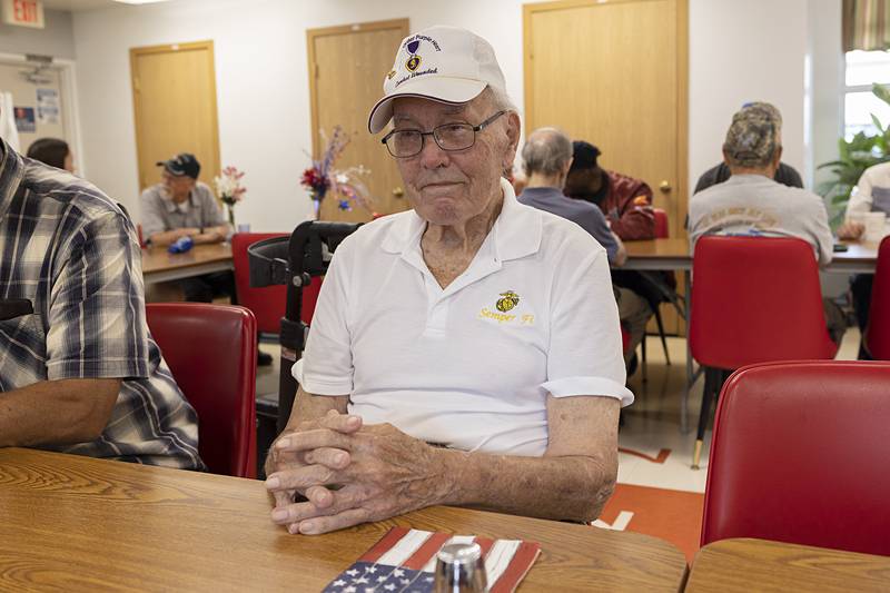 Sitting with his fellow veterans Thursday morning, 93-year-old Paul Cobane of Rock Falls is hoping to be part of the next Honor Flight.