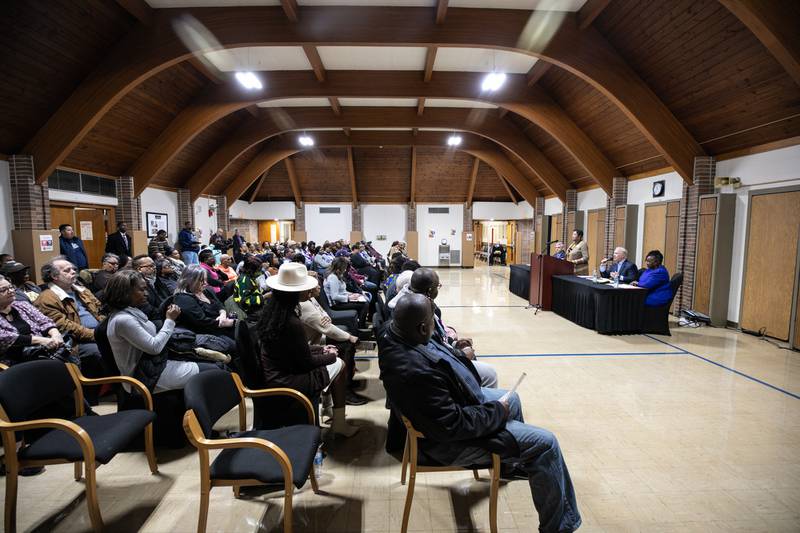 The Joliet Mayoral Forum hosted by the the National Hook-up of Black Women, in Joliet on Saturday, Feb. 18, 2023.