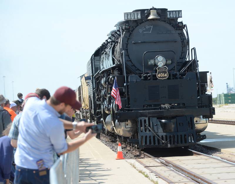 The Big Boy 4014 steam locomotive drew an estimated 61,000 people to a daylong event on Sunday, Sept. 8, 2024 in Rochelle. The visit was part of Union Pacific’s eight-week “Heartland of America Tour,” which started Aug. 29, in Cheyenne, Wyoming, and continues across nine states.