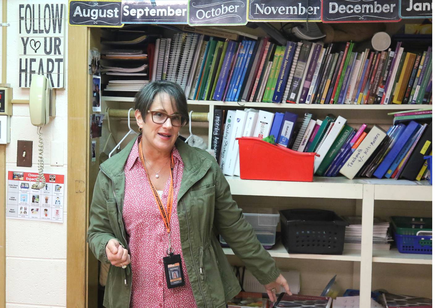 Mary Lynn Buckner, longtime special education teacher at Littlejohn Elementary School in DeKalb, talks in her classroom Wednesday, Feb. 23, 2023, about the challenges and rewards that come with teaching students with learning challenges.