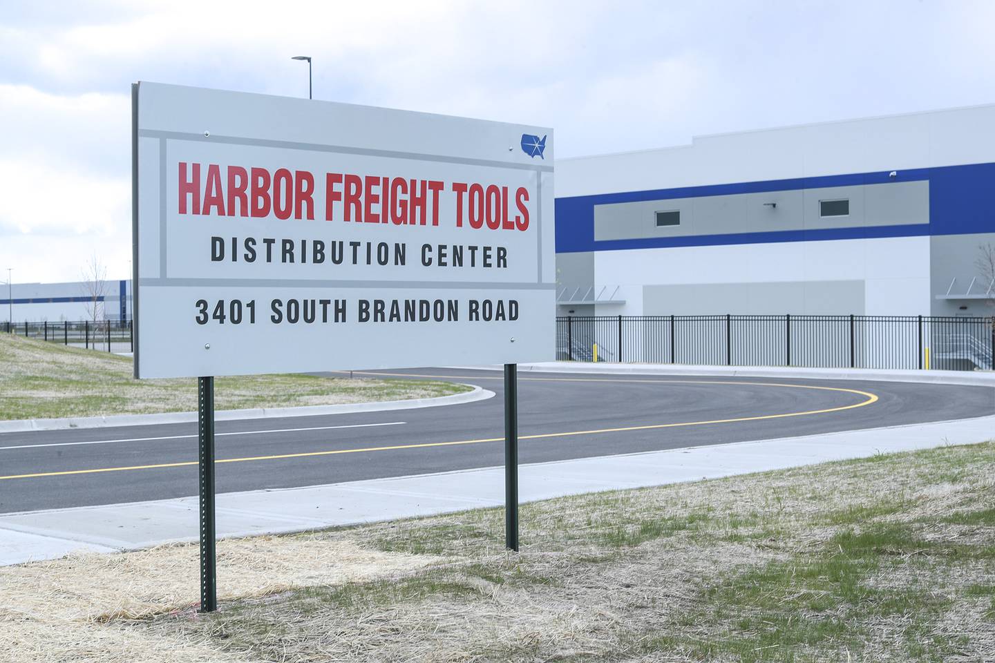 Harbor Freight Tools warehouse on Brandon Road on Wednesday, April 21, 2021, in Joliet, Ill.