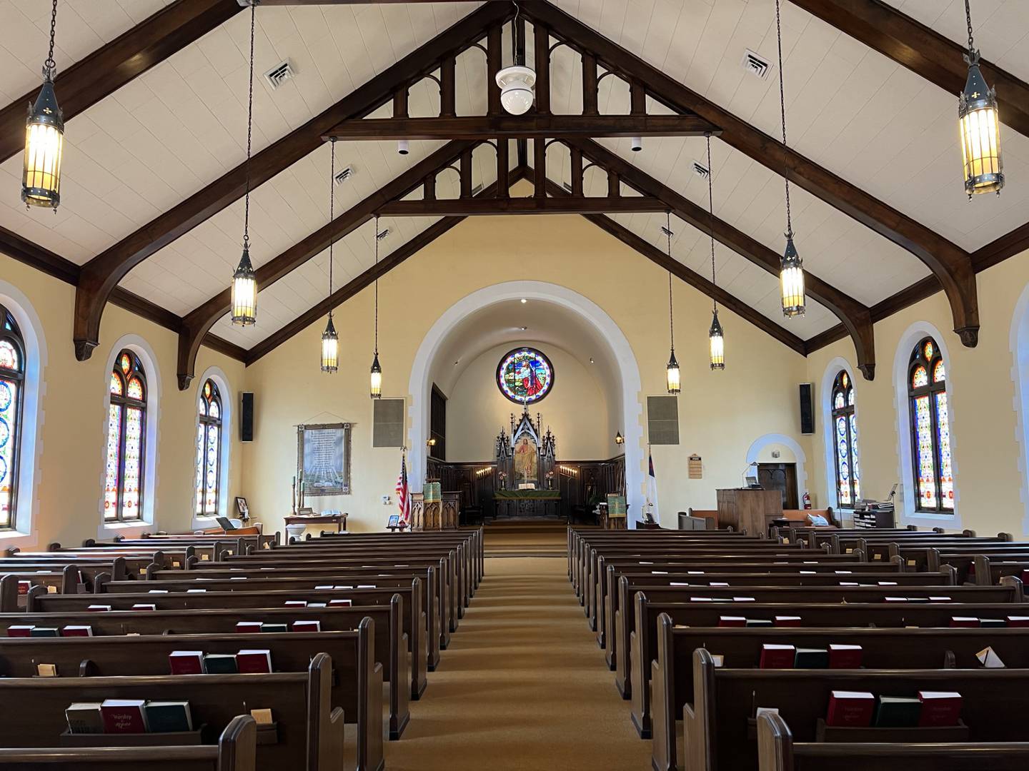 Trinity United Church of Christ, 829 Fourth St., La Salle will be celebrating its 150th anniversary with a worship service Sunday, June 11. Here is a look at the interior of the church.