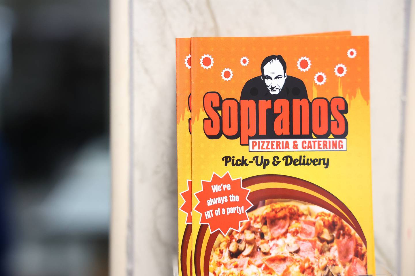 Sopranos Pizzeria and Catering in Lockport is open for take out, delivery or catering.