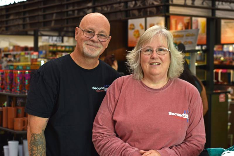 Hometown Hero grand prize winners and founders of the Second Story Teen Center in Princeton pose after their Peru HyVee shopping spree.