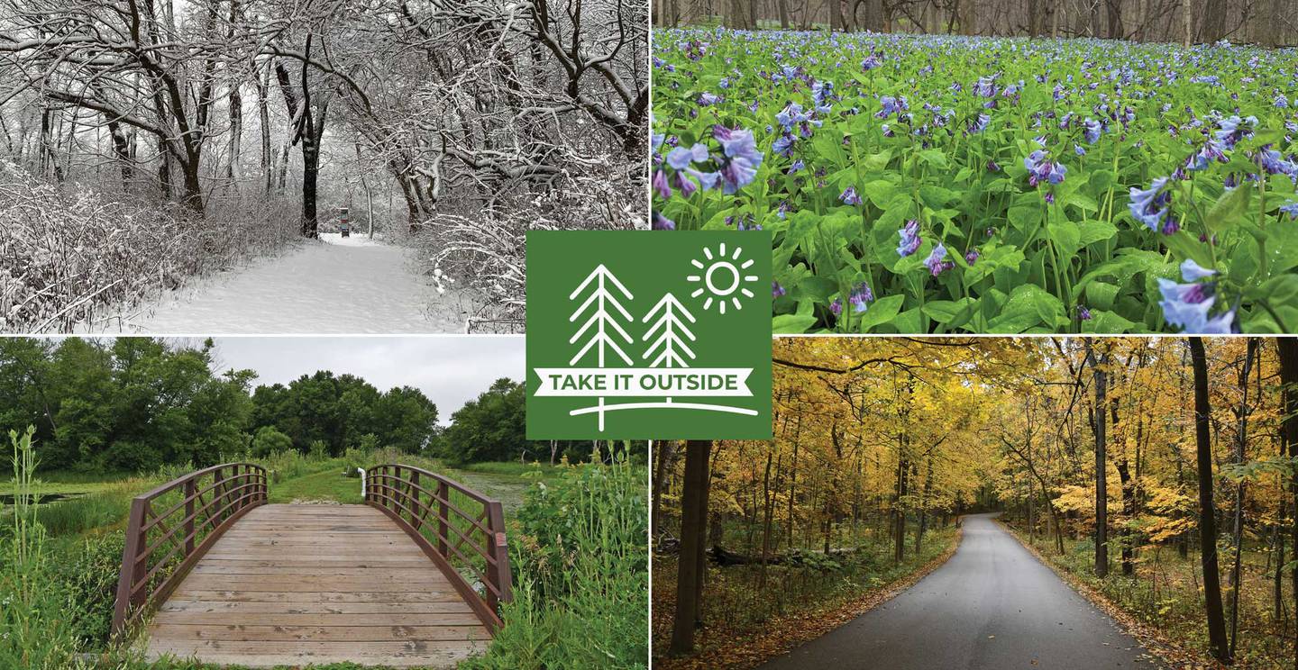 The next seasonal session in the Forest Preserve District of Will County’s Take it Outside Challenge, Spring Fling, begins April 14 and runs through June 15, 2024.