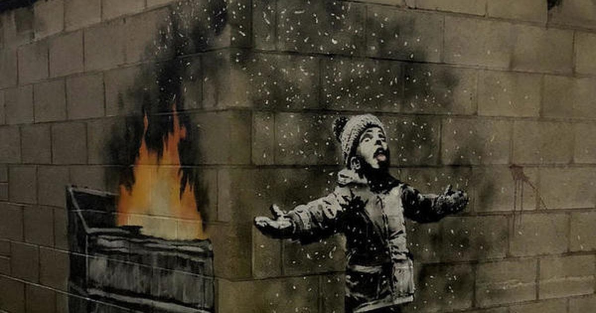 Banksy's new artwork in Wales: A comment on air pollution? – Shaw Local