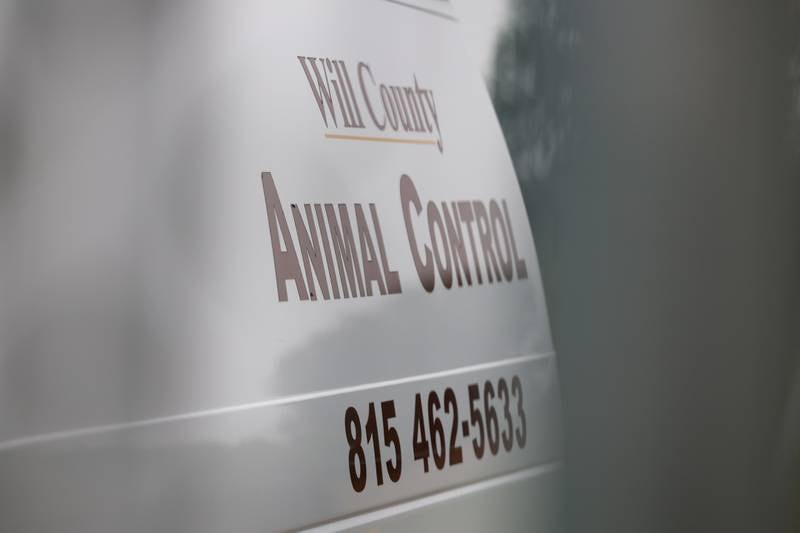 A Will County Animal Control van sits outside a gated area at the department building on Friday, May 19, 2023, in Joliet.