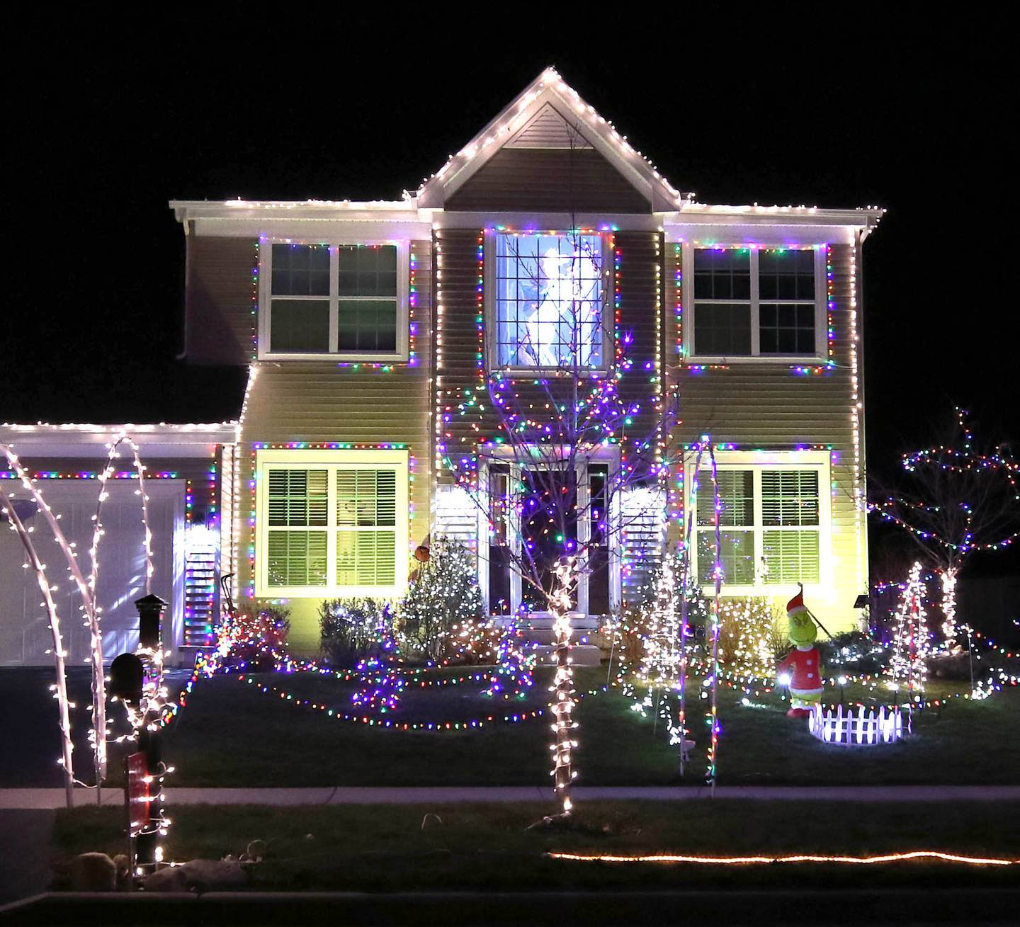 Many homes in DeKalb County were all decked out for the holidays like this one at 341 East Cloverlane Drive in Sycamore which won first place in the Sycamore Park District Holiday House Decorating Contest.
