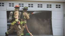 Fire breaks out in Huntley garage