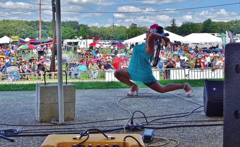 Ivy Ford performs during Blues, Brews & BBQ 2021. The 2022 festival is scheduled for Aug. 19-21 at Petersen Park, McHenry. The three-day fest is McHenry Area Rotary's primary fund-raising event of the year.