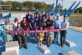 Photos: Outdoor fitness court opens at Rotary Park in La Salle