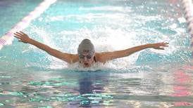 Photos: Morris, Bloomington Central Catholic and L-P co-op girls swim meet