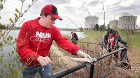 Photos: NIU Cares host community cleanup event