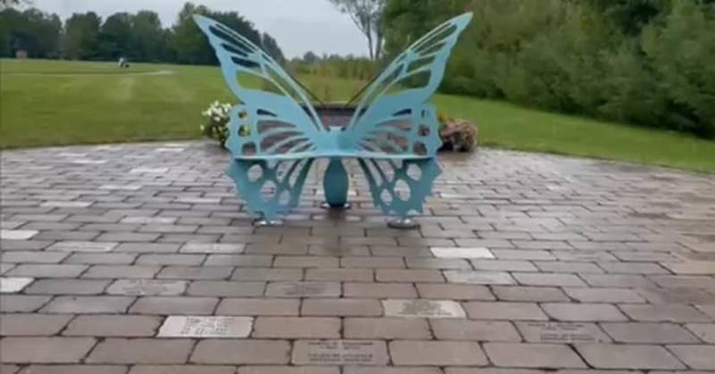 The Memory Garden at Baker Lake in Peru.