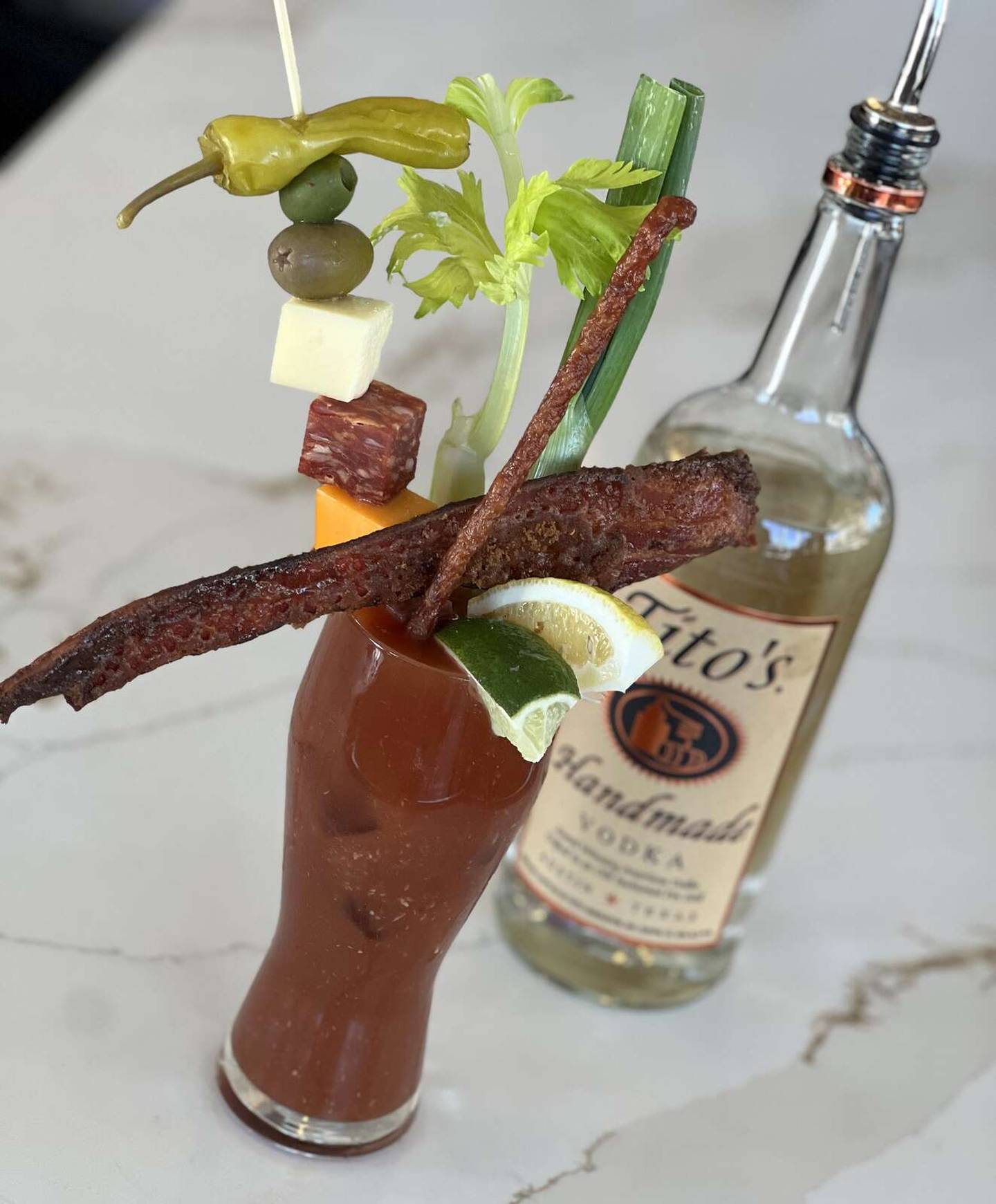 Several Scott Harris Hospitality restaurants are offering interactive Bloody Mary bars.