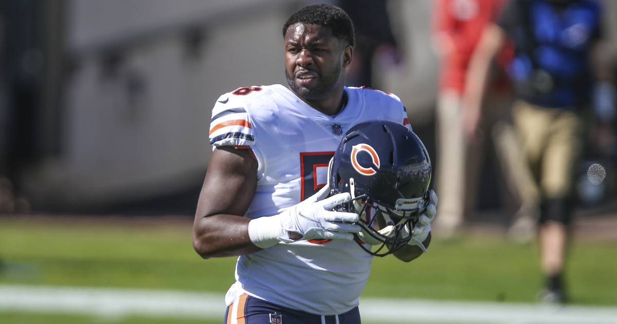 Bears linebacker Roquan Smith earns 2020 Ed Block Courage Award