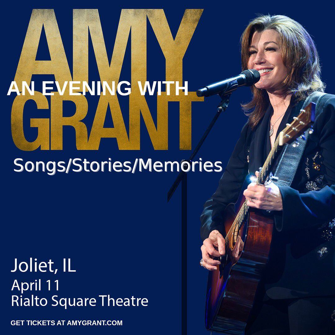 Singer Amy Grant to share music, stories at Rialto Square Theatre 