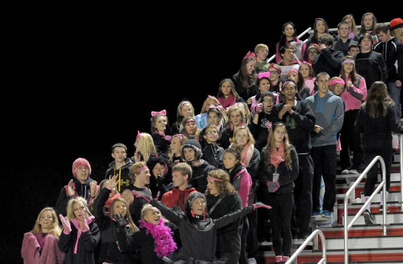 L-P fans cheer on the Cavaliers as they play Otttawa in 2014.