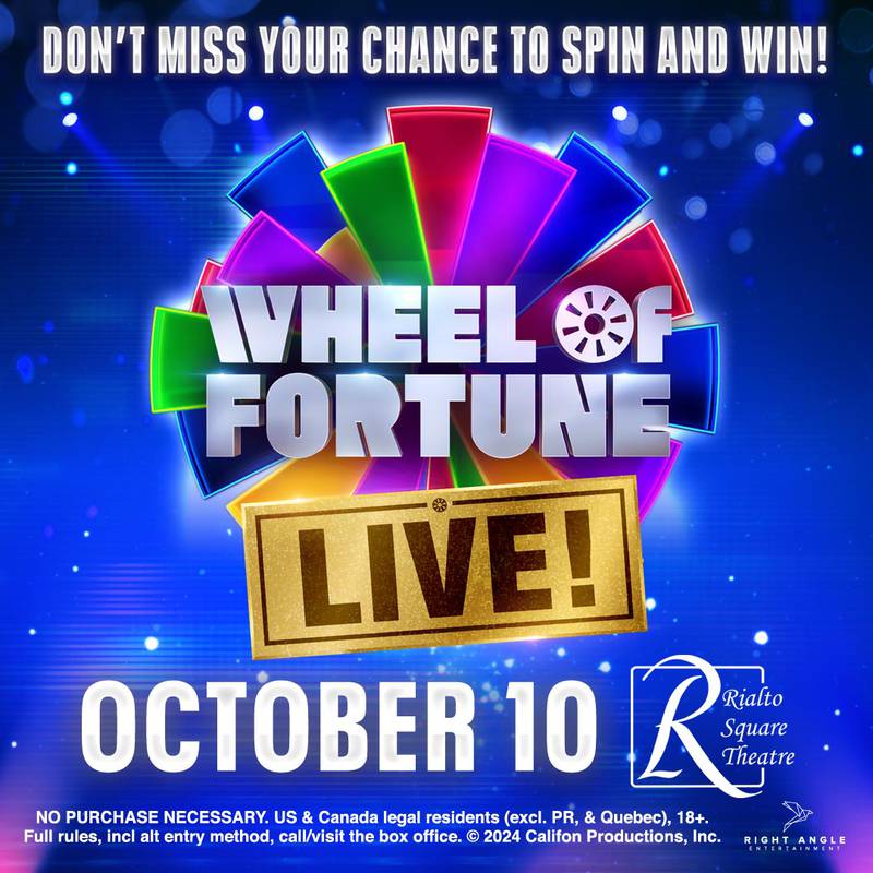 “Wheel of Fortune Live!” comes to Rialto Square Theatre in downtown Joliet Thursday, Oct. 10, 2024.
