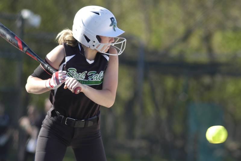 Rock Falls' Zoey Silva begins her swing Monday, May 6, 2024 in Rock Falls.