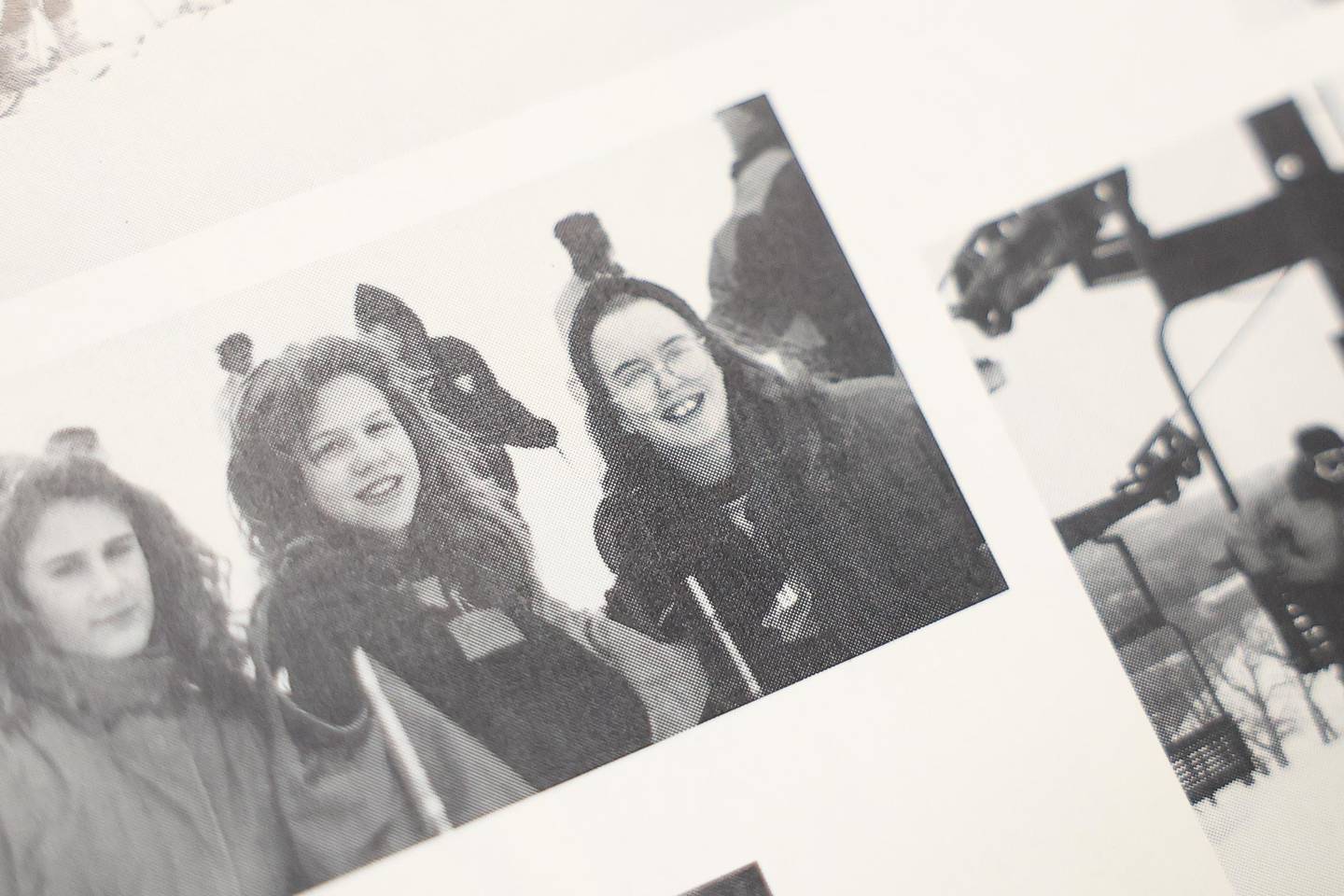 Amanda Tancl, left, had a photo of herself in the 1992-93 yearbook at Hufford Junior High School in Joliet. Now, 31 years later, Amanda Tancl and her former Hufford teacher Judith Nash work for District 86.