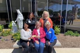 IVCH Auxiliary donates $3,000 to OSF Foundation for Family Birthing Center