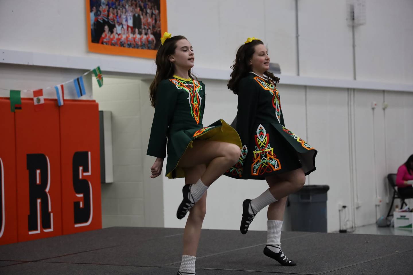 Students from McNulty Irish Dancers took the stage during McHenry High School's first-ever Multicultural Fair on Saturday, April 6, 2024.