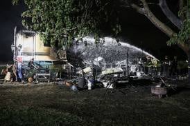 Fire at RV resort near Marengo destroys motorhome, explodes propane tanks