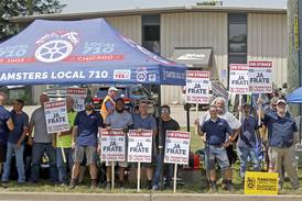 JA Frate drivers, dock workers strike against Crystal Lake company over new contract