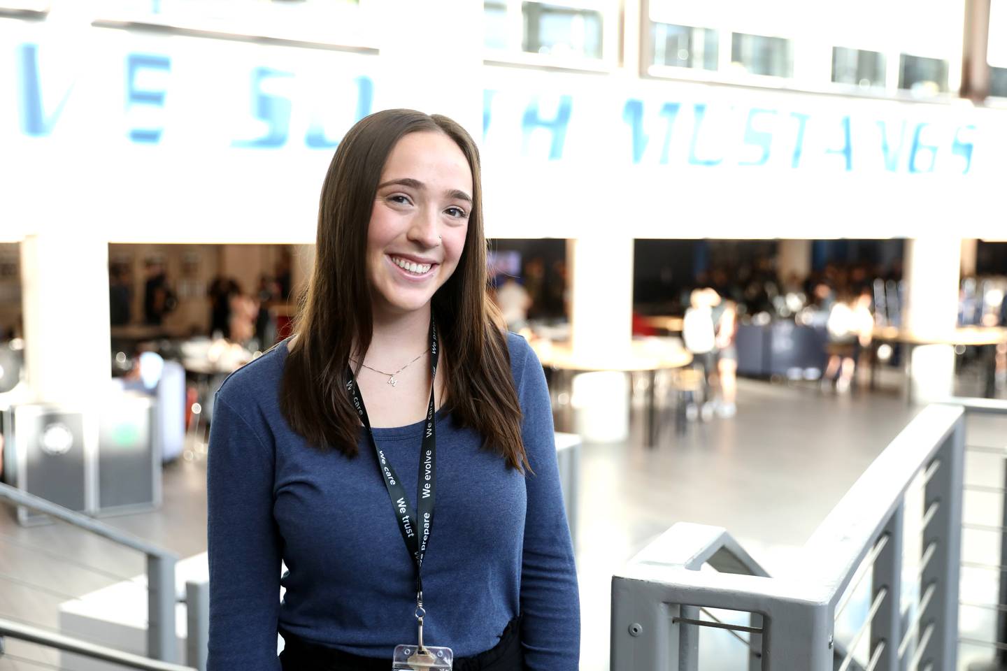 Downers Grove South teacher Maddie Raftery, who teaches special education, graduated from Downers Grove South in 2020.