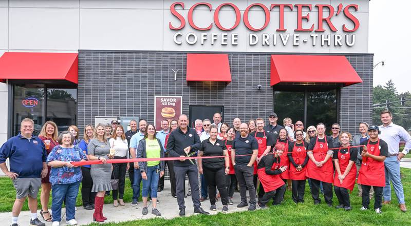 Scooter’s Coffee is located at 28 E. Schoolhouse Road in Yorkville.
