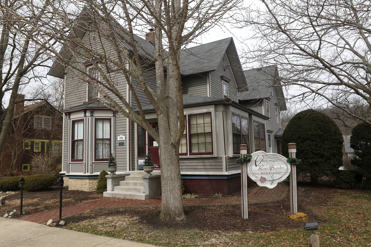 The Victorian Rose Garden Bed & Breakfast in Algonquin on Friday, March 24, 2023. Sherry Brewer, who has been running her bed and breakfast since 1995, has seen the area grow and attract more people to tourist-like things, such as bike trails, wine walks, festivals, and car shows.