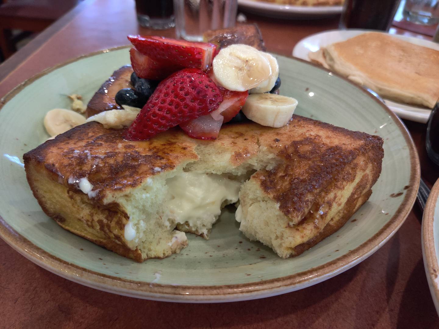 Stuffed French toast at Lumes in Batavia.