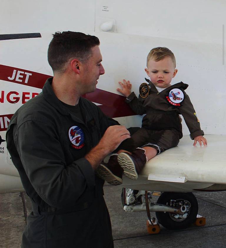 Steven Wember and his son Noah Wember