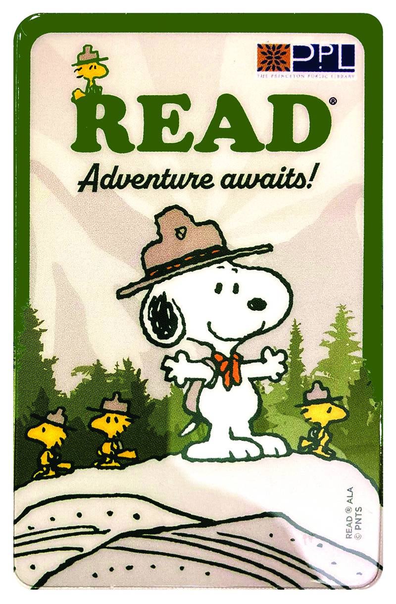 Adventure Awaits is the new Camp Snoopy Library Card at Princeton Public Library.
