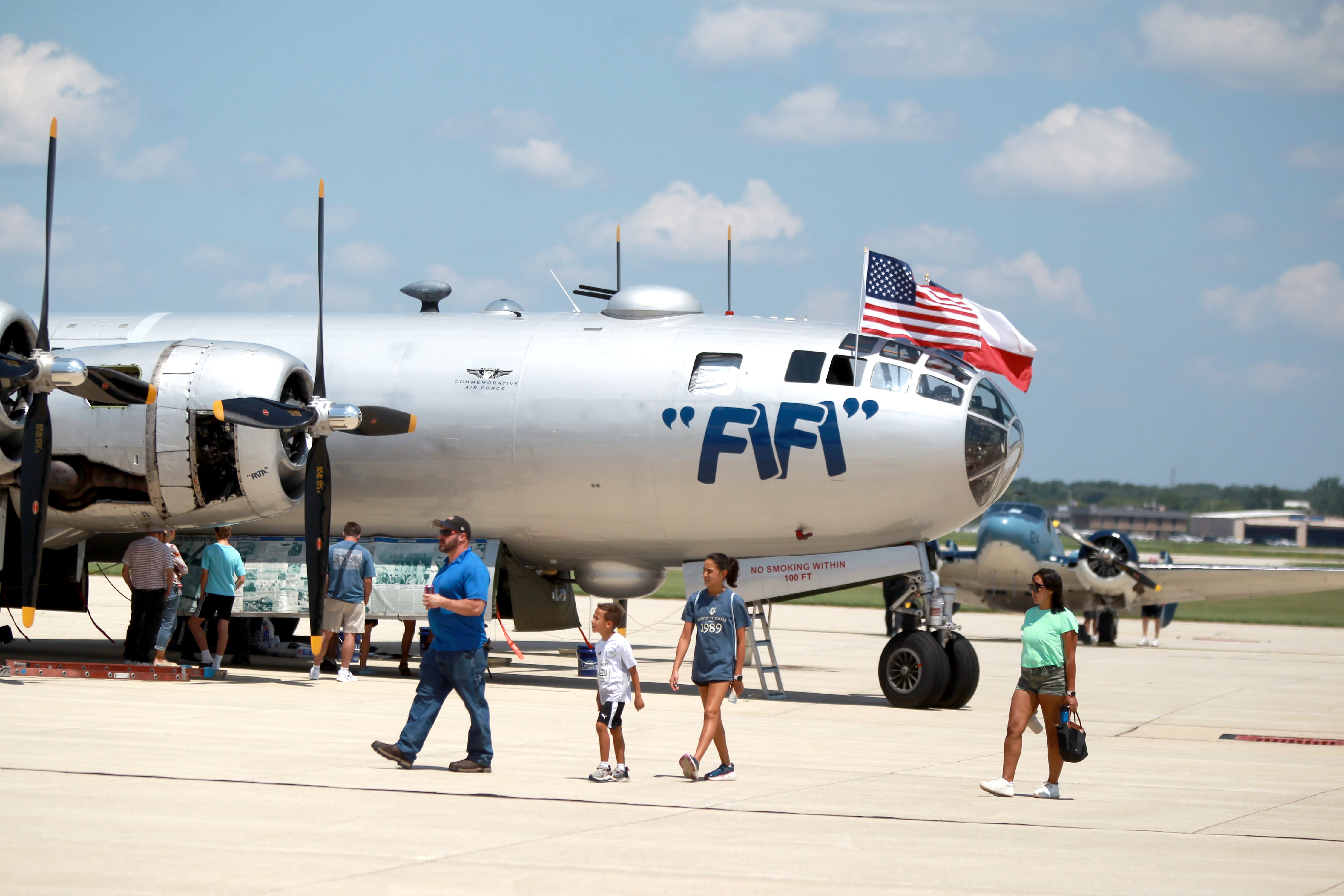 Photos: B-29, B-25 warbirds on display at DuPage Flight Center