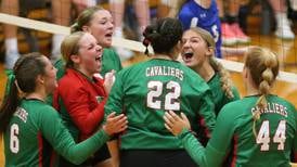 Photos: L-P vs Princeton volleyball