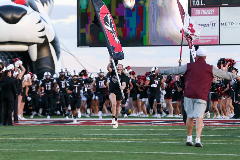 Plainfield North takes the field before a football game between York at Plainfield North on Friday, Sept 6th, 2024 in Plainfield. Gary E Duncan Sr for Shaw Local News Network.