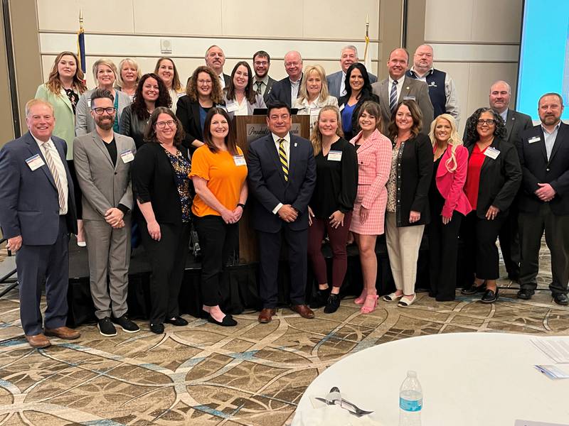 Grundy Chamber President & CEO Christina Van Yperen attended Chamber Day in Springfield April 9 with Chamber executives from across the state to hear from legislative leaders on current and proposed laws that impact local businesses.