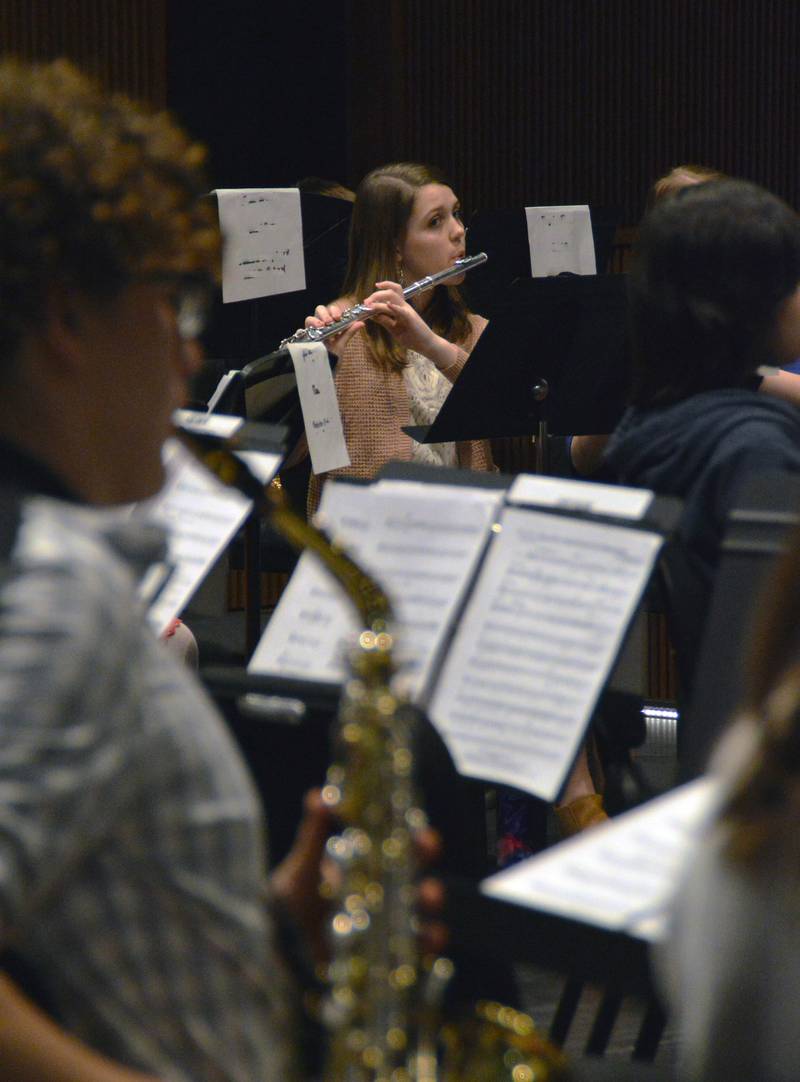 More than 70 young musicians from across Bureau, Putnam and La Salle counties gathered on one stage Saturday in Illinois Valley Community College’s Cultural Centre for the 2024 Junior High Band Festival.